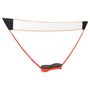 Voir la diapositive 2 : VIDAXL Set de Badminton avec 2 raquettes, filet et coffret rangement