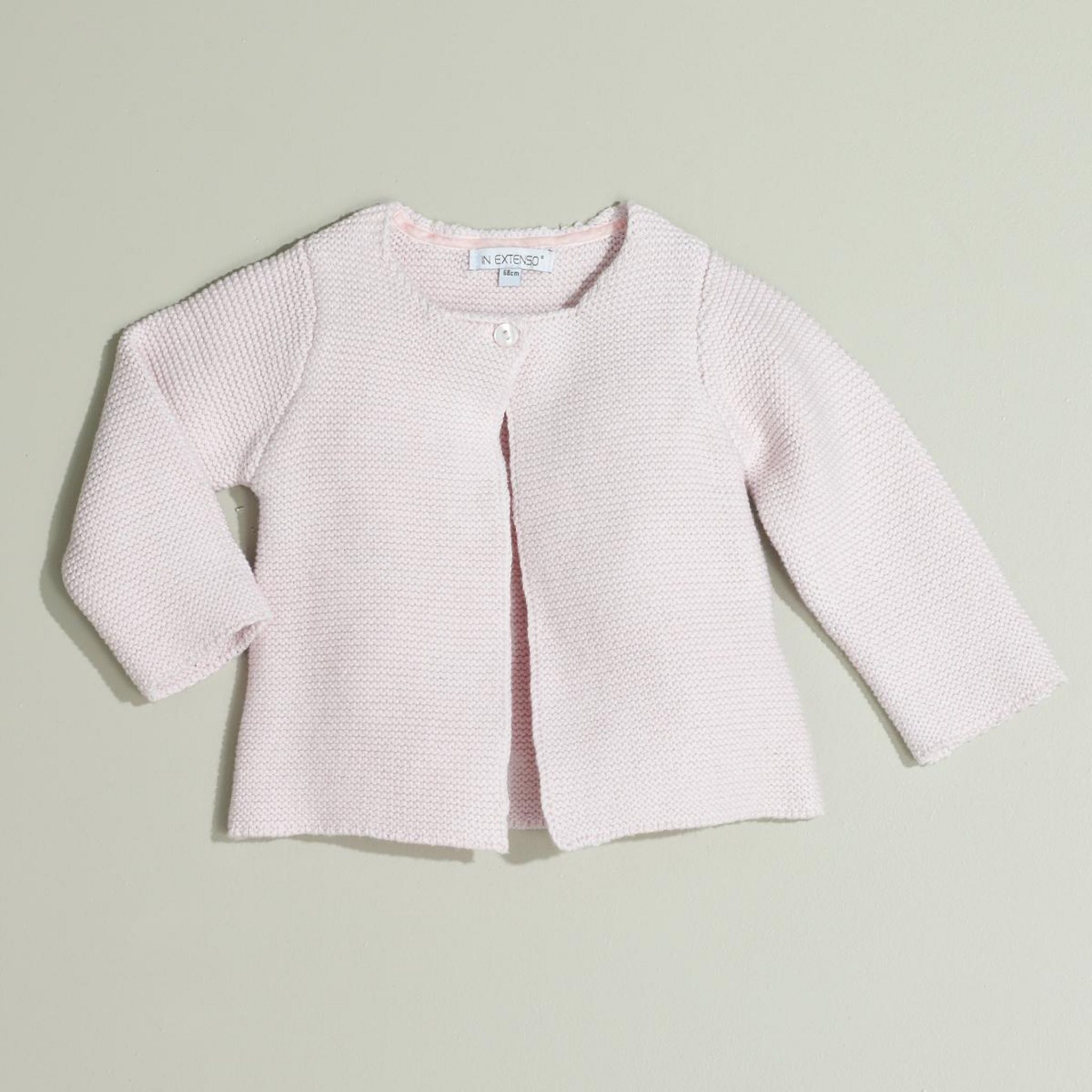 Cardigan Manches Longues Fille Bleu Marine Avec Détails Pailletés