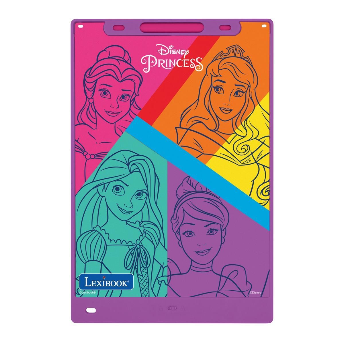 Lexibook Tablette à Dessins électronique multicolore Disney Princesses