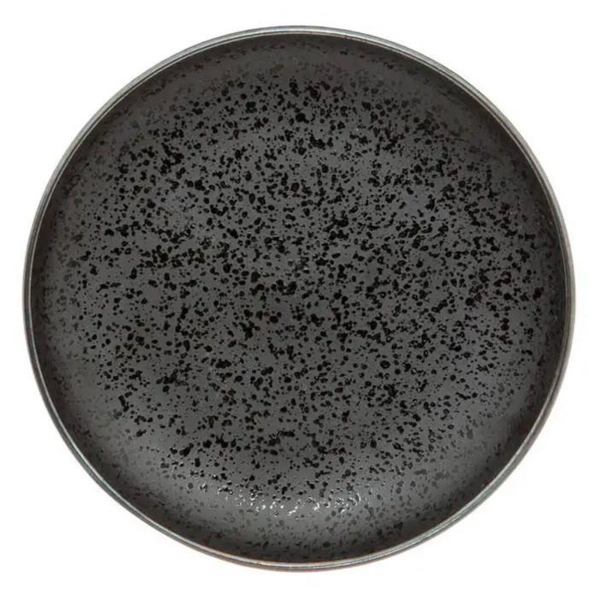 SECRET DE GOURMET Lot de 6 Assiettes à Dessert  Loft  17cm Noir