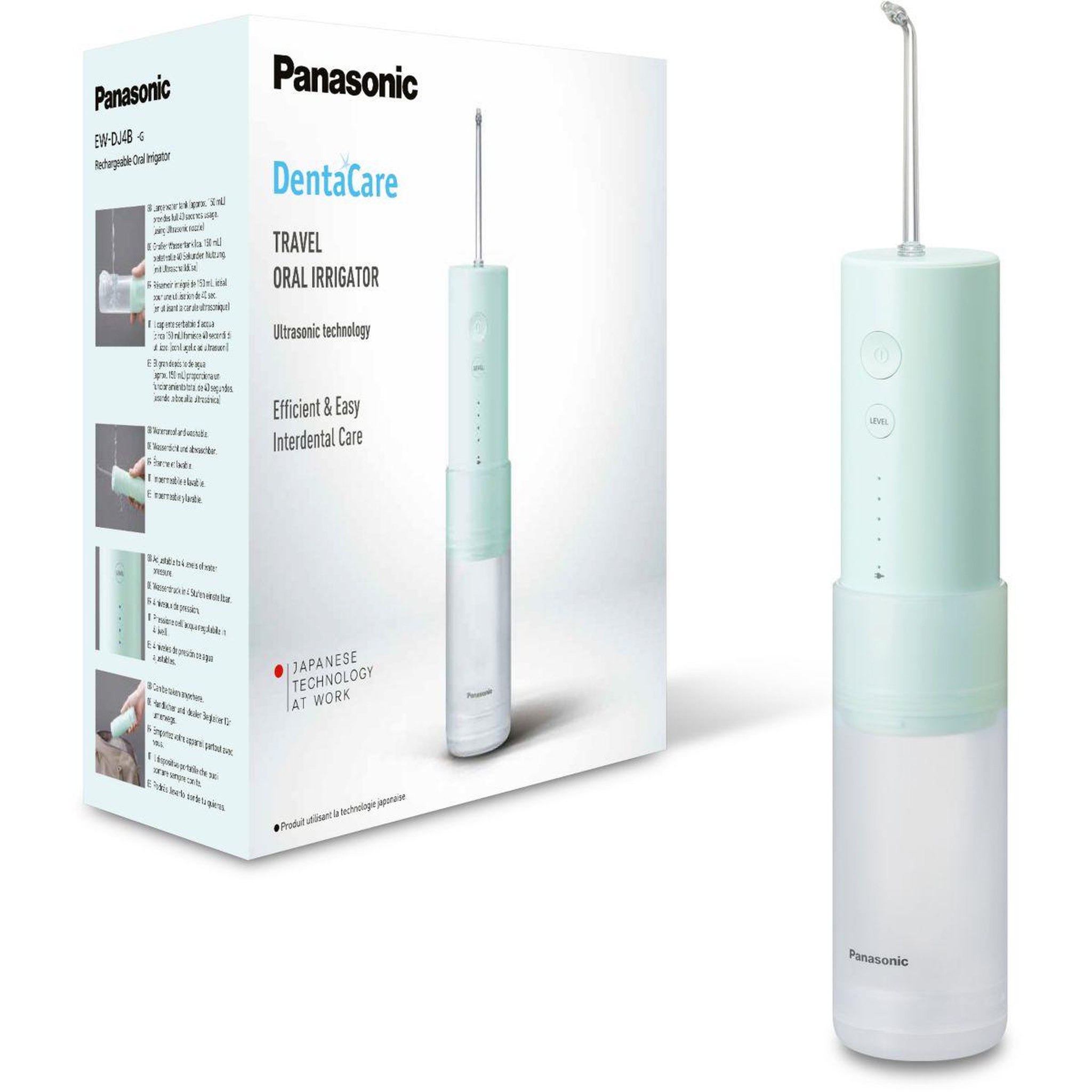 PANASONIC Hydropulseur de voyage ultrasonique EW-DJ4B-G503