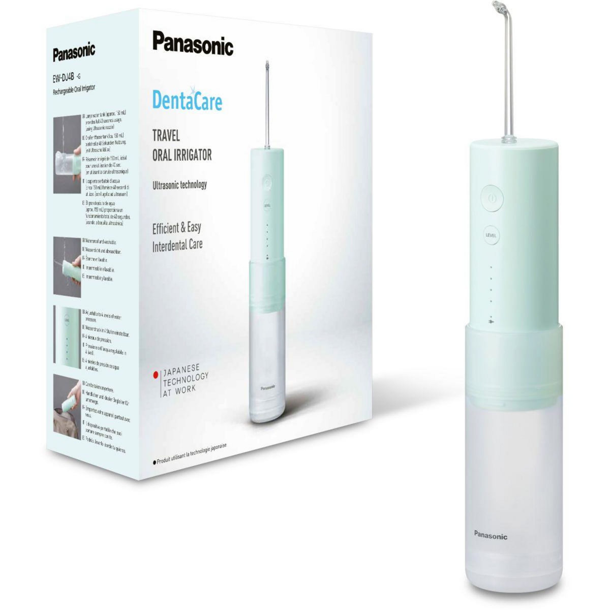 PANASONIC Hydropulseur de voyage ultrasonique EW-DJ4B-G503