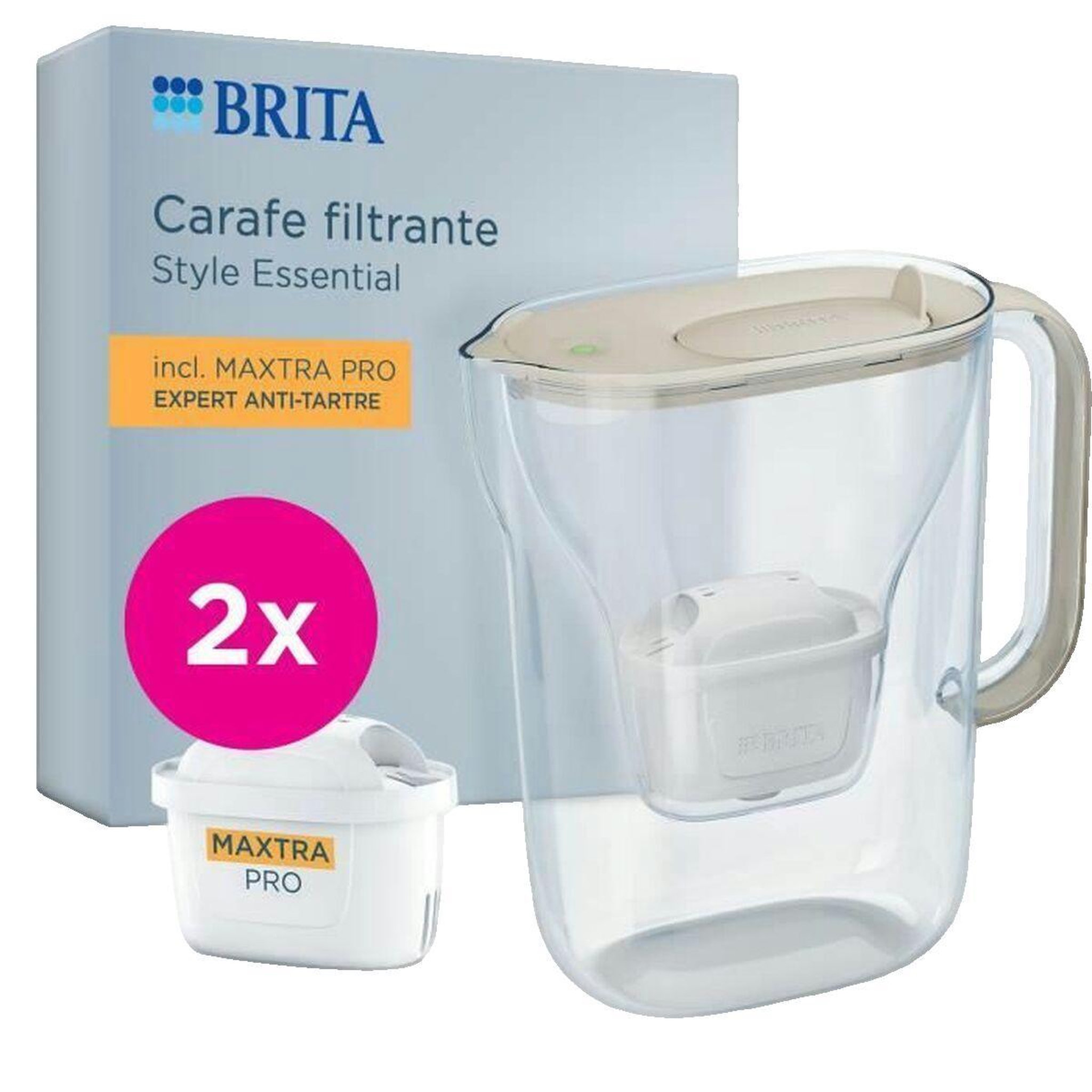 Brita Carafe Filtrante Brita Style Essential Sable