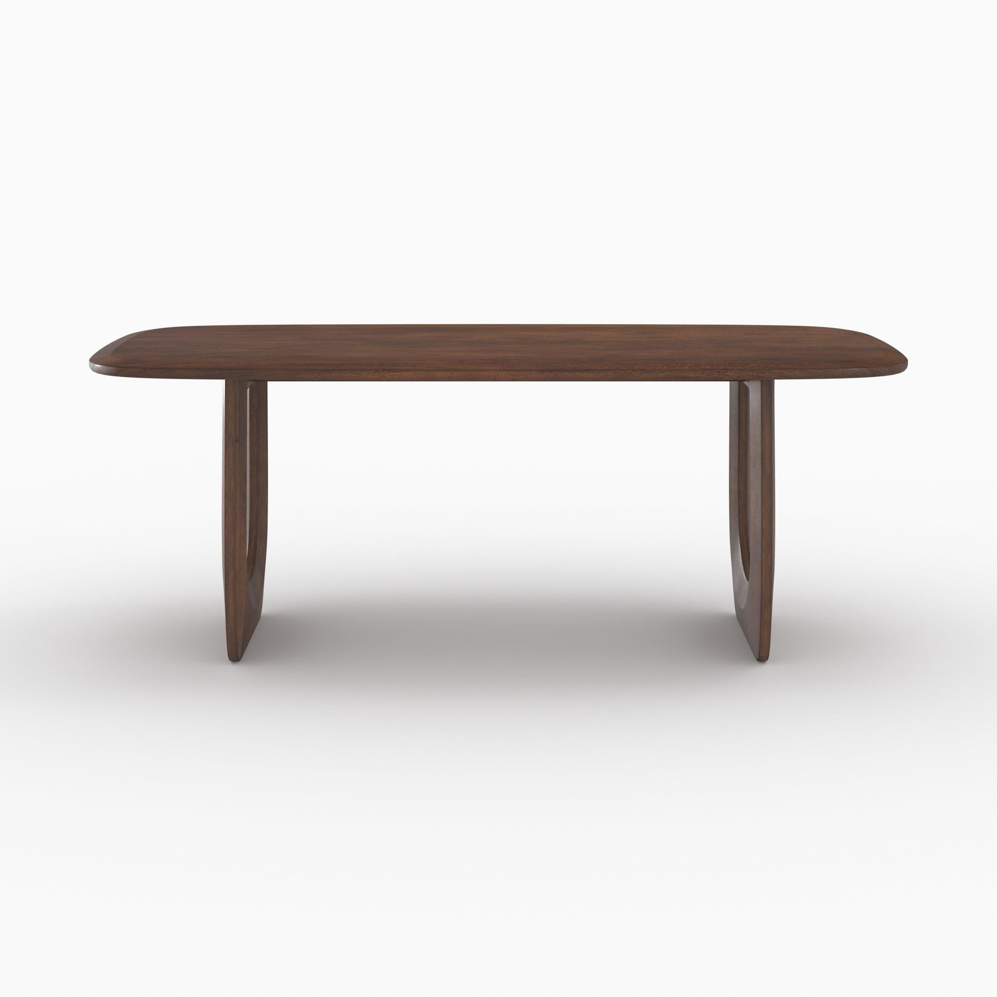 Voir la diapositive 3 : MAISON PAVANE Table rectangulaire en bois de manguier massif 6 places-maya