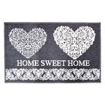 Paris Prix Tapis Déco Multi-Usage  Mathilda  50x80cm Gris