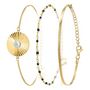 Voir la diapositive 1 : SC BOHEME Set de 3 bracelets SC Bohème®