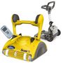 Voir la diapositive 2 : Dolphin Robot electrique de piscine fond, parois et ligne d'eau avec télécommande et chariot - swash tc