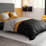 ATELIER DU COTON Housse de couette 240x220 FARO + 2 taies coton 57 fils