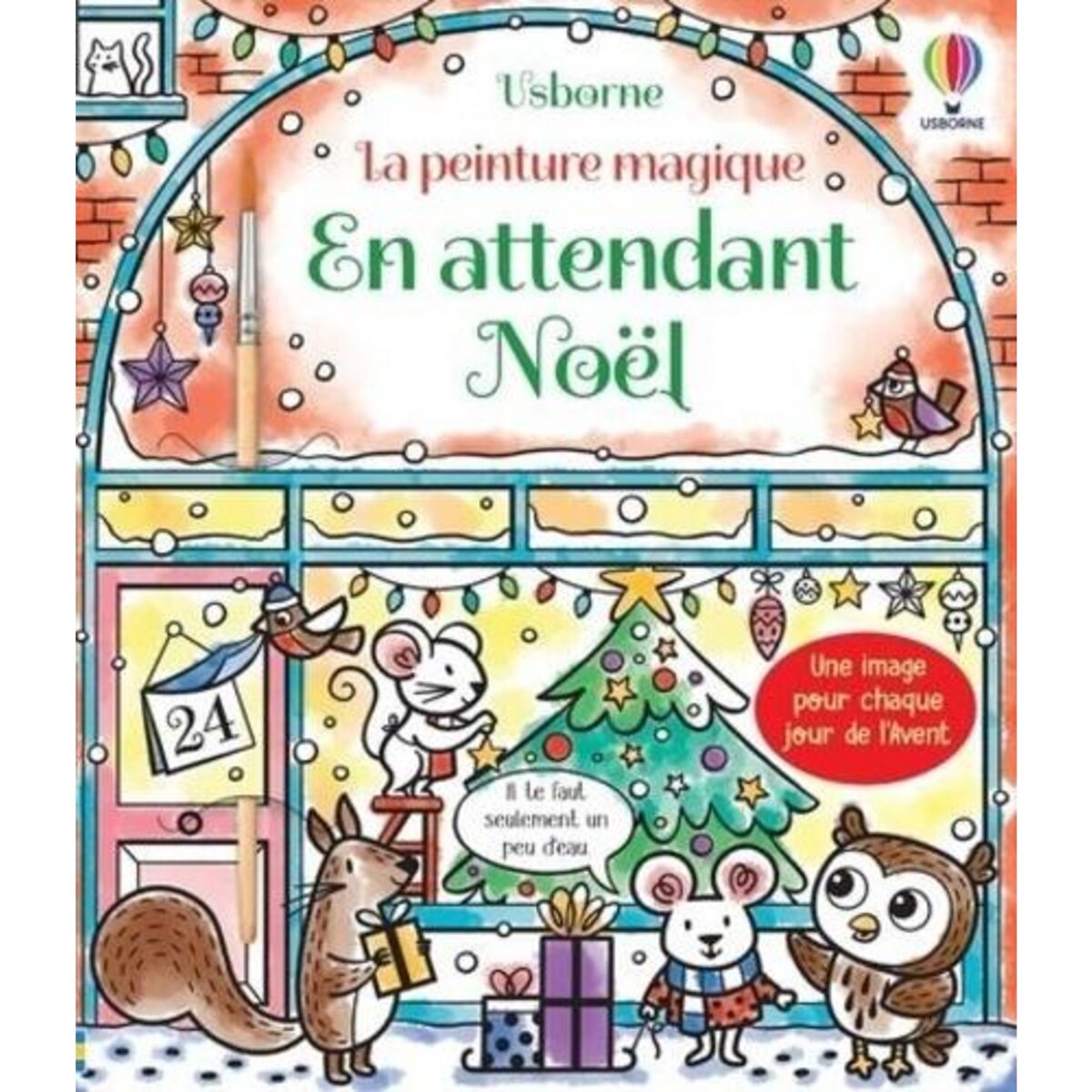  Coloriage magique à l'eau - Noël: Fais apparaître la