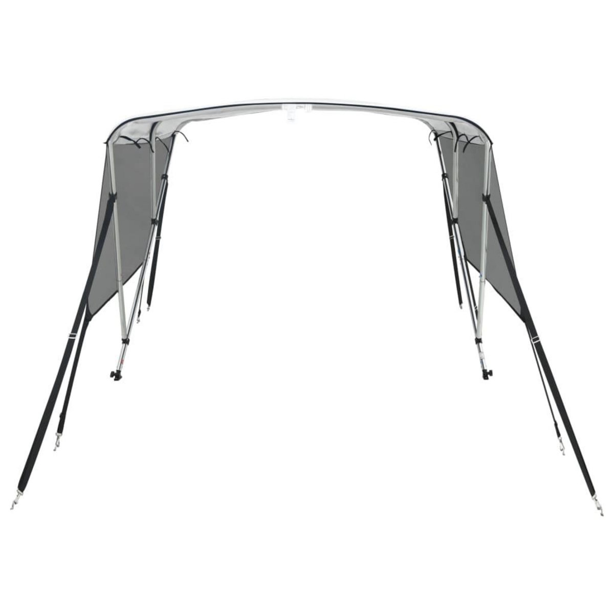 VIDAXL Toit bimini a 3 arceaux parois en maille 183x(137-152)x137 cm