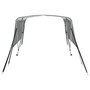 Voir la diapositive 4 : VIDAXL Toit bimini a 3 arceaux parois en maille 183x(137-152)x137 cm
