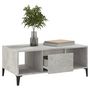 Voir la diapositive 4 : VIDAXL Table basse Gris beton 90x50x36,5 cm Bois d'ingenierie