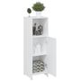 Voir la diapositive 4 : VIDAXL Armoire de salle de bain Blanc 30x30x95 cm Bois d'ingenierie