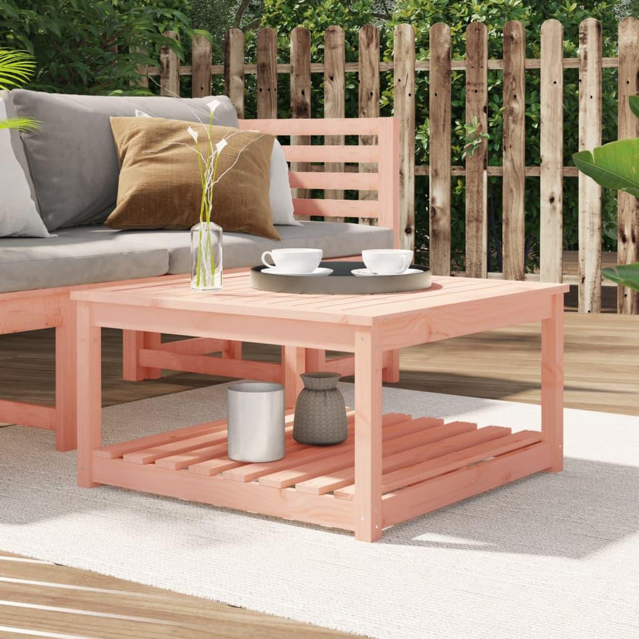VIDAXL Table de jardin 82,5x82,5x45 cm bois massif de douglas