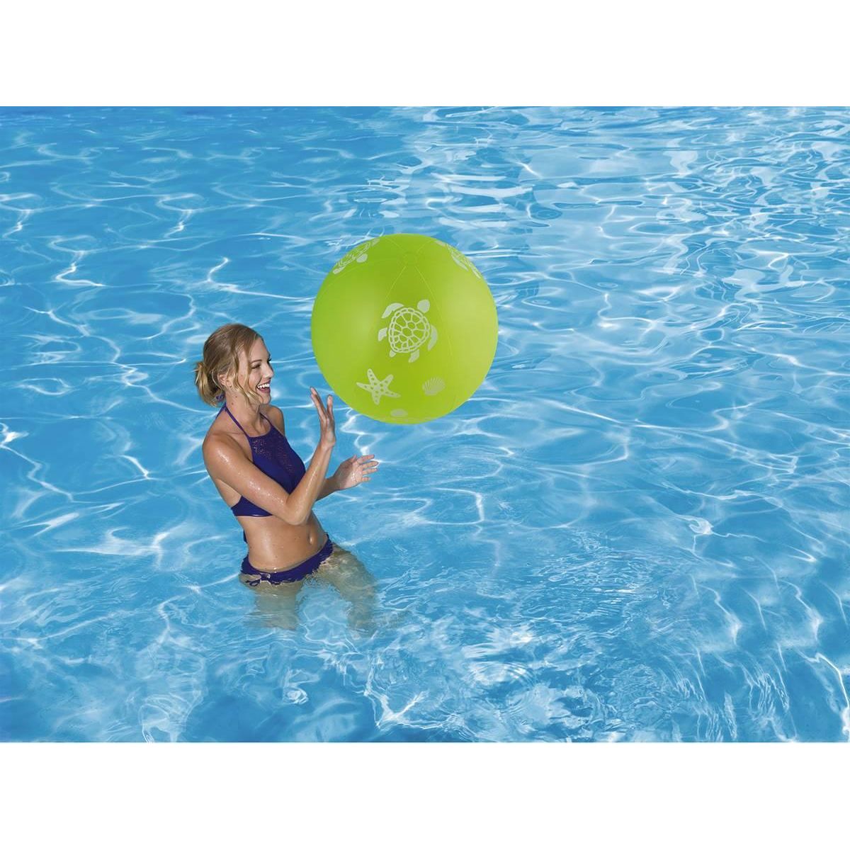 Habitat et Jardin Ballon de plage phosphorescent - 62 cm