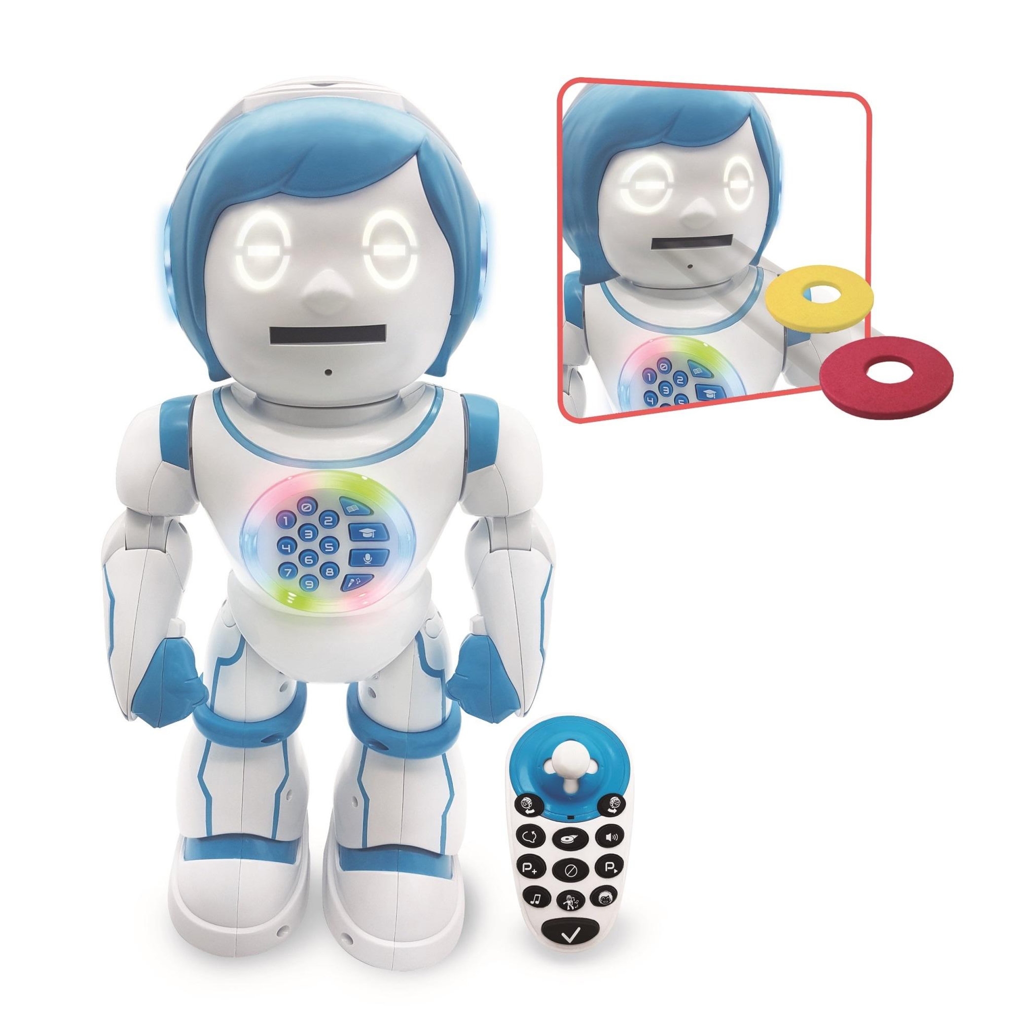 Voir la diapositive 2 : Lexibook POWERMAN KID Mon Robot Ludo-Educatif Bilingue (Français/Anglais)