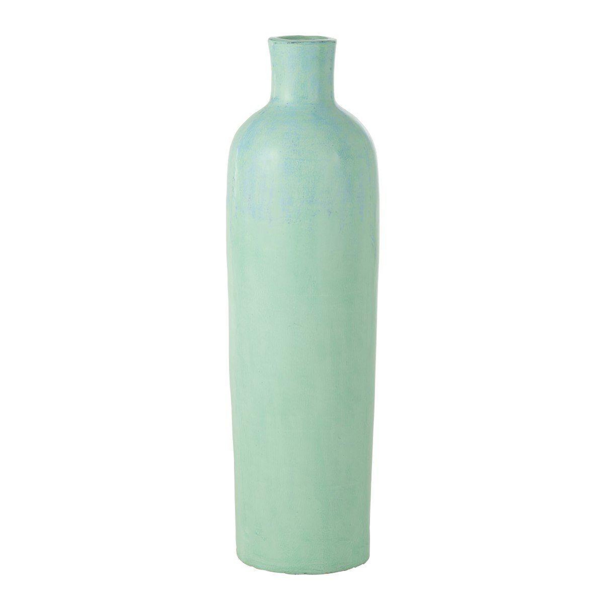 J-LINE Vase bouteille déco  justine  100cm bleu