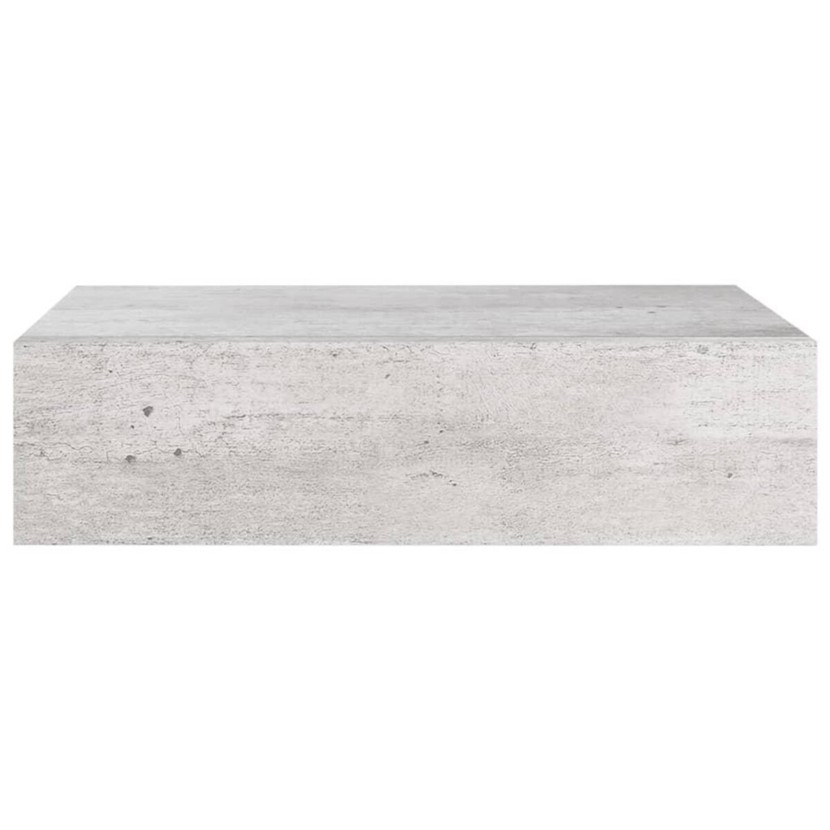 VIDAXL Etagere a tiroir murale Gris beton 40x23,5x10 cm MDF