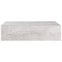 Voir la diapositive 4 : VIDAXL Etagere a tiroir murale Gris beton 40x23,5x10 cm MDF