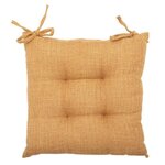 ATMOSPHERA Galette de Chaise  Clem  38x38cm Cannelle