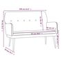 Voir la diapositive 6 : VIDAXL Banc Rose 108x79x79 cm Velours