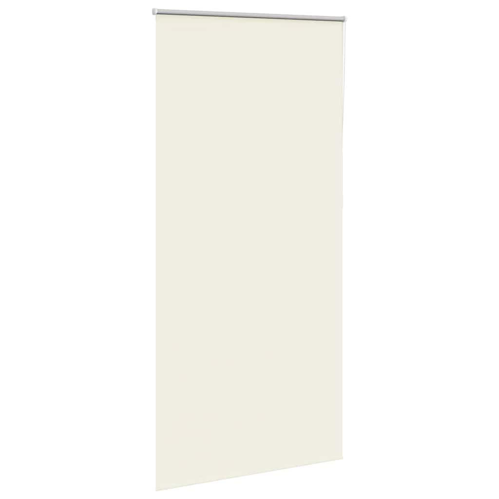 Voir la diapositive 3 : VIDAXL Store enrouleur occultant blanc casse 110x210 cm largeur tissu