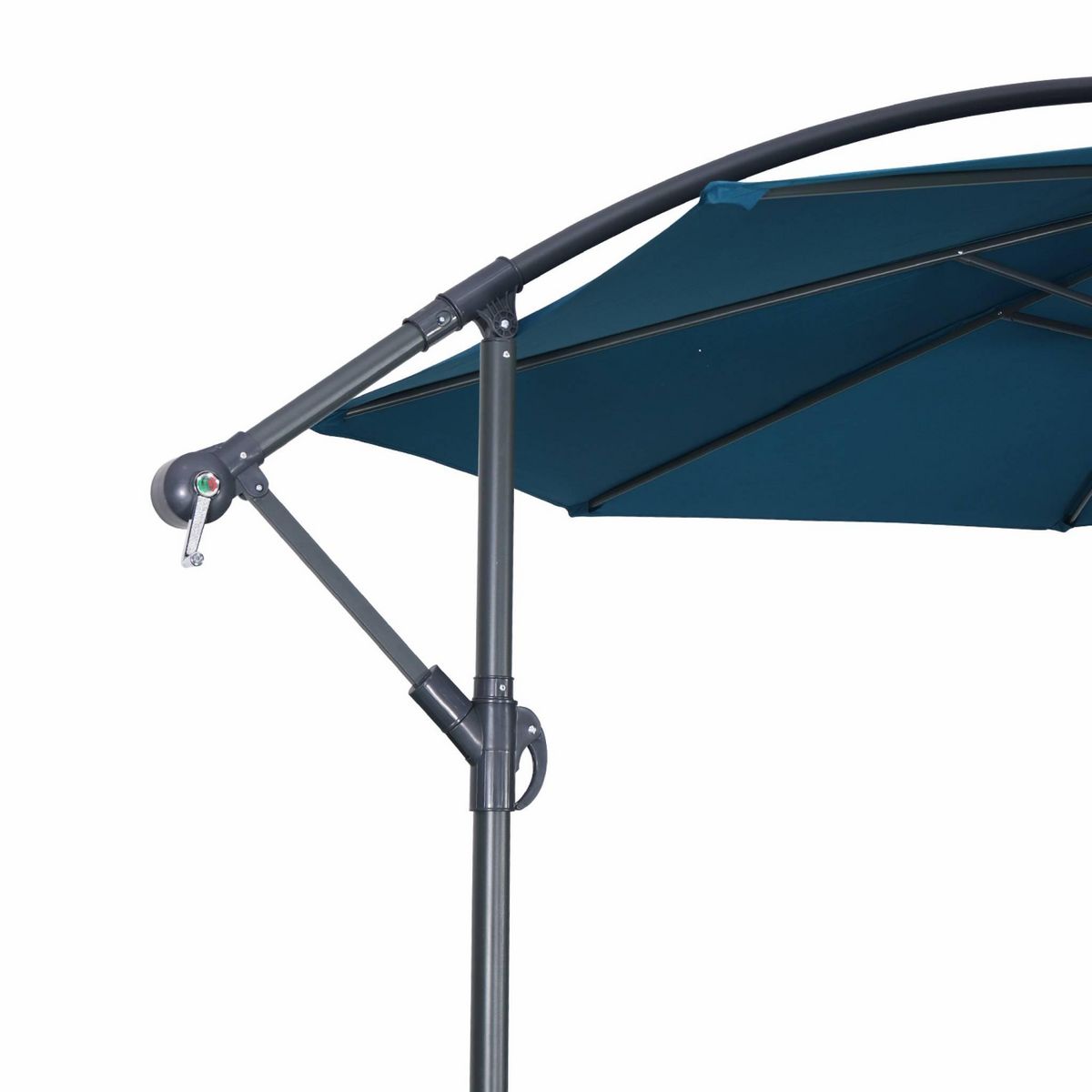 SWEEEK Parasol déporté rond Hardelot diamètre 350cm excentré  8 baleines