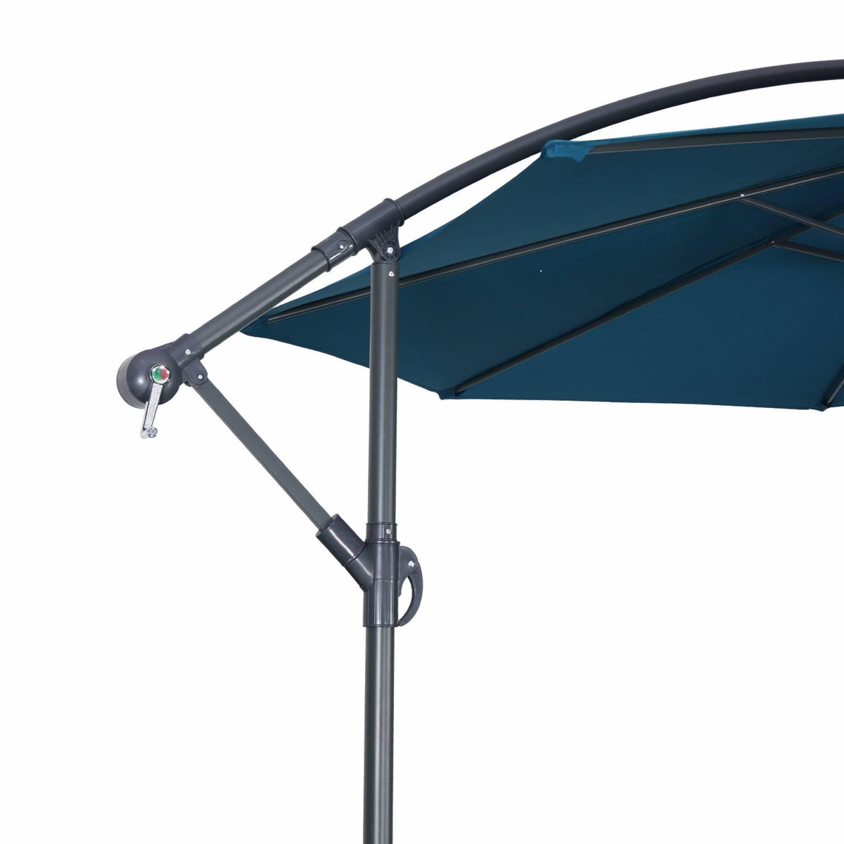 SWEEEK Parasol déporté rond Hardelot diamètre 350cm excentré  8 baleines