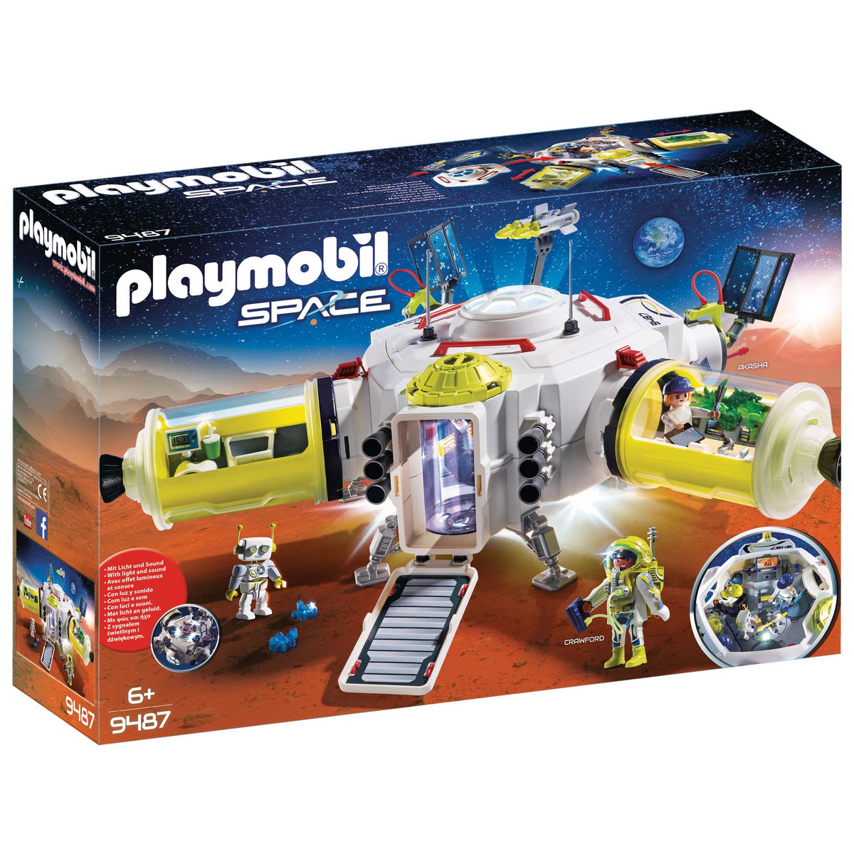 PLAYMOBIL 9487 - Space - Station spatiale Mars