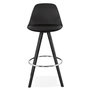 Voir la diapositive 2 : Paris Prix Tabouret de Bar Design  Edala  85cm Noir