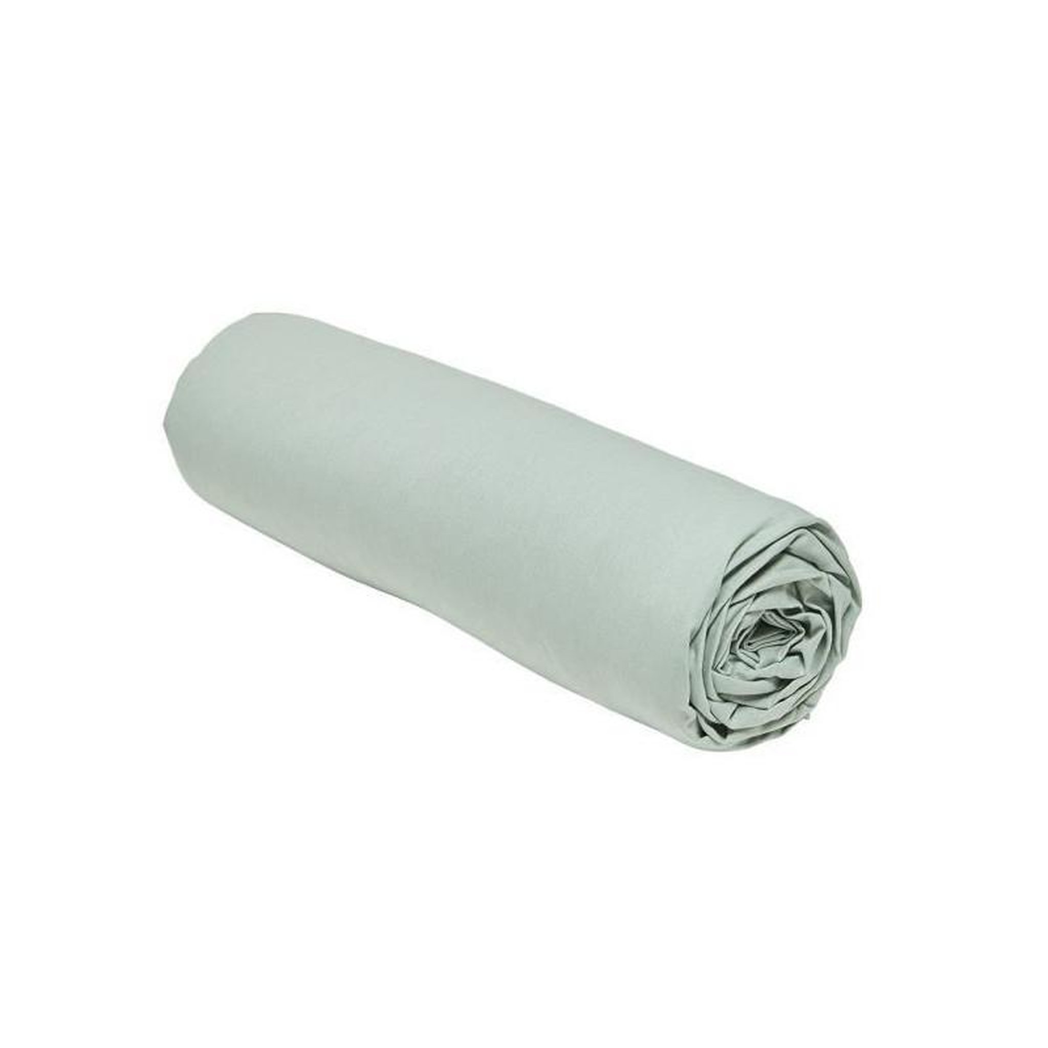 Today Drap housse TODAY Essential - 160 x 200+23 cm - 2 personnes - 100% Coton uni - Celadon
