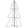 VIDAXL Arbre de Noël cone 200 LED d'interieur/d'exterieur 98x150 cm