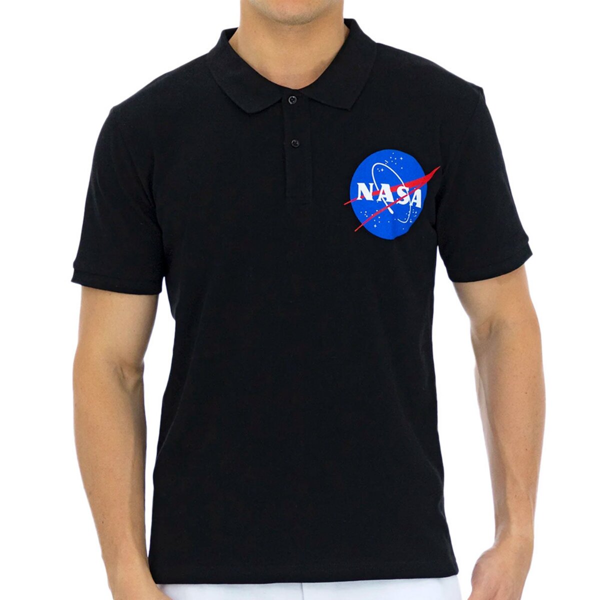 NASA Polo Noir Homme Nasa 09P