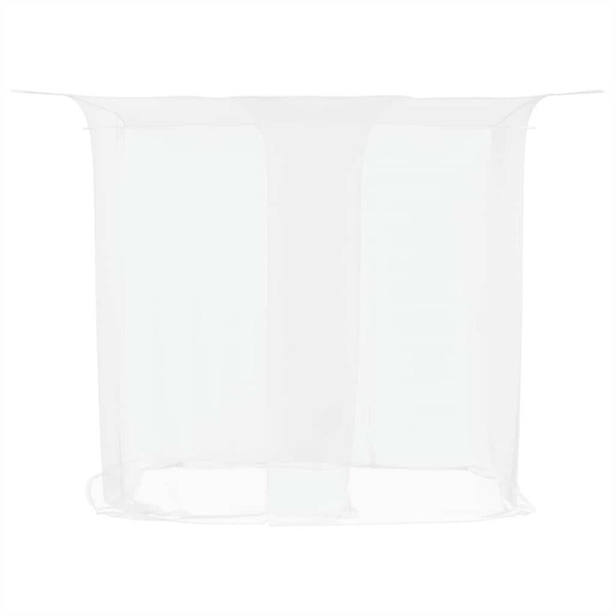 VIDAXL Moustiquaire suspendue 156 maille blanc 220x120x150 cm