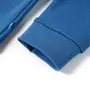 VIDAXL Sweatshirt a capuche fermeture eclair enfants bleu 128