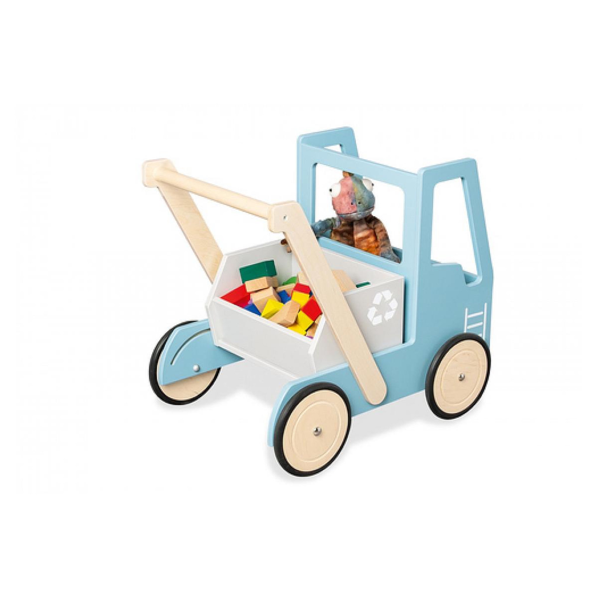 Voir la diapositive 2 : Pinolino Kipplaster Fred  Chariot de marche  Laqué  MDF laqué multicolore