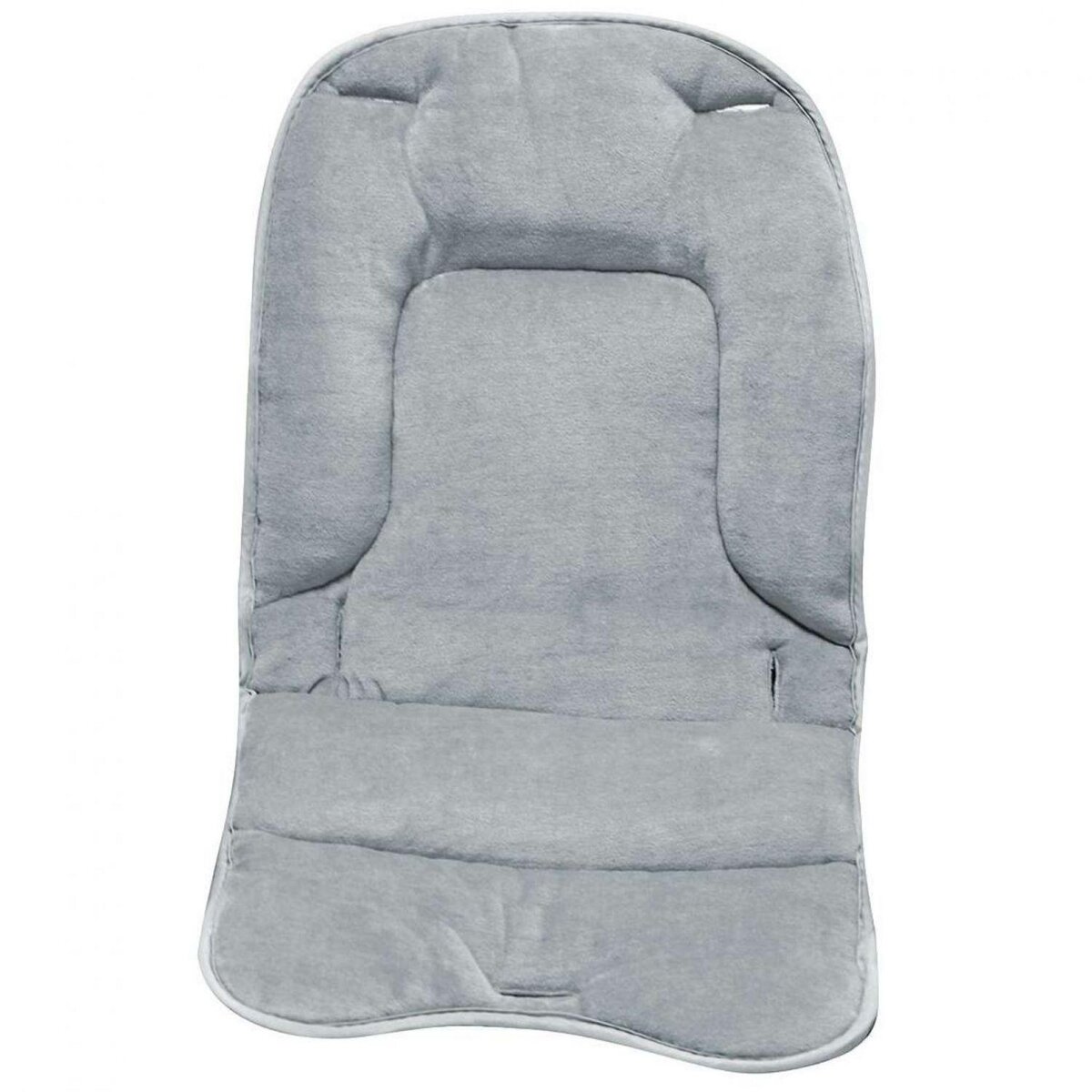 Monsieur Bébé Lot de 2 coussins de confort pour chaise haute bébé enfant gamme Ptit - Gris perle