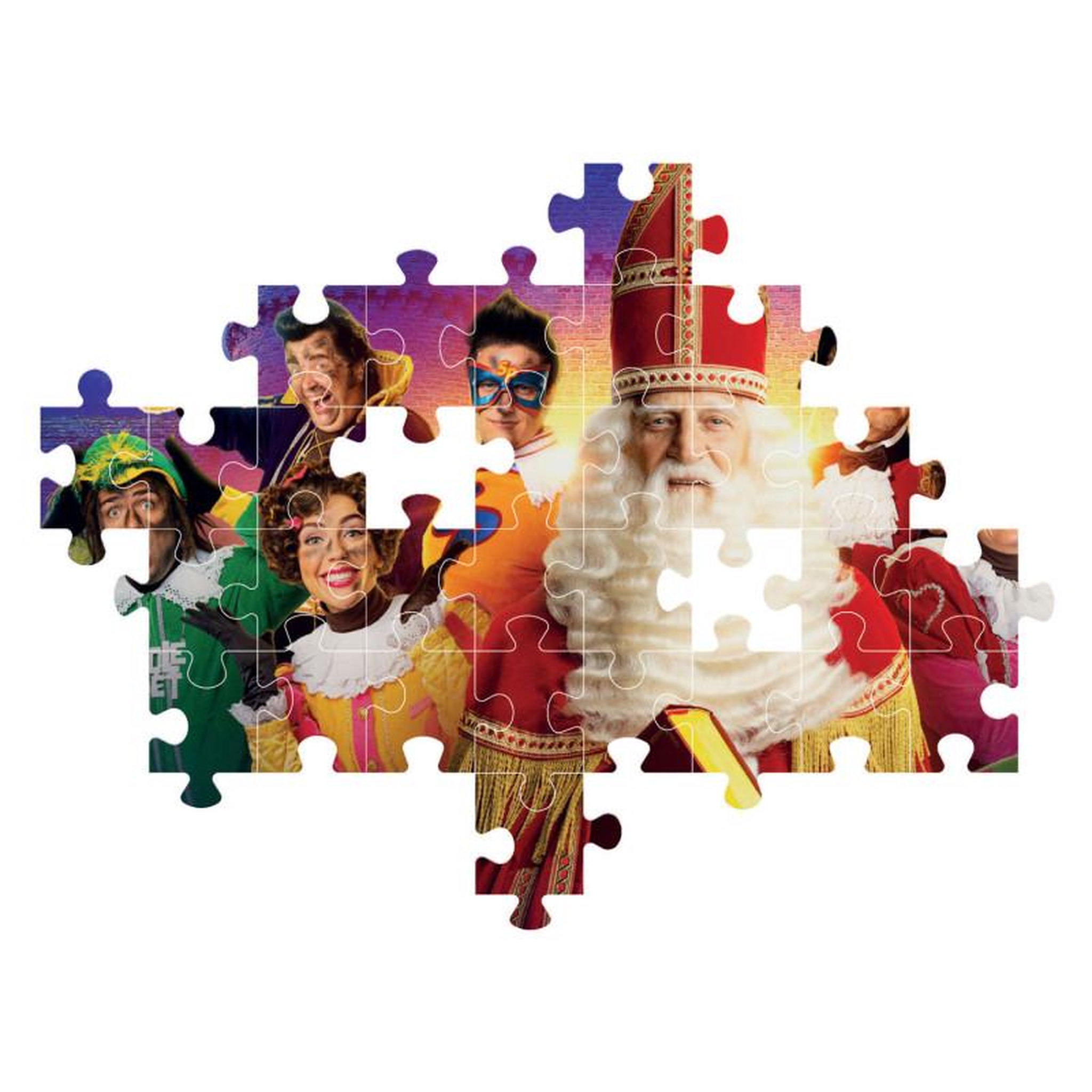 Voir la diapositive 3 : CLEMENTONI Clementoni Jigsaw Puzzle Super Color - Club of Sinterklaas, 60s 56151