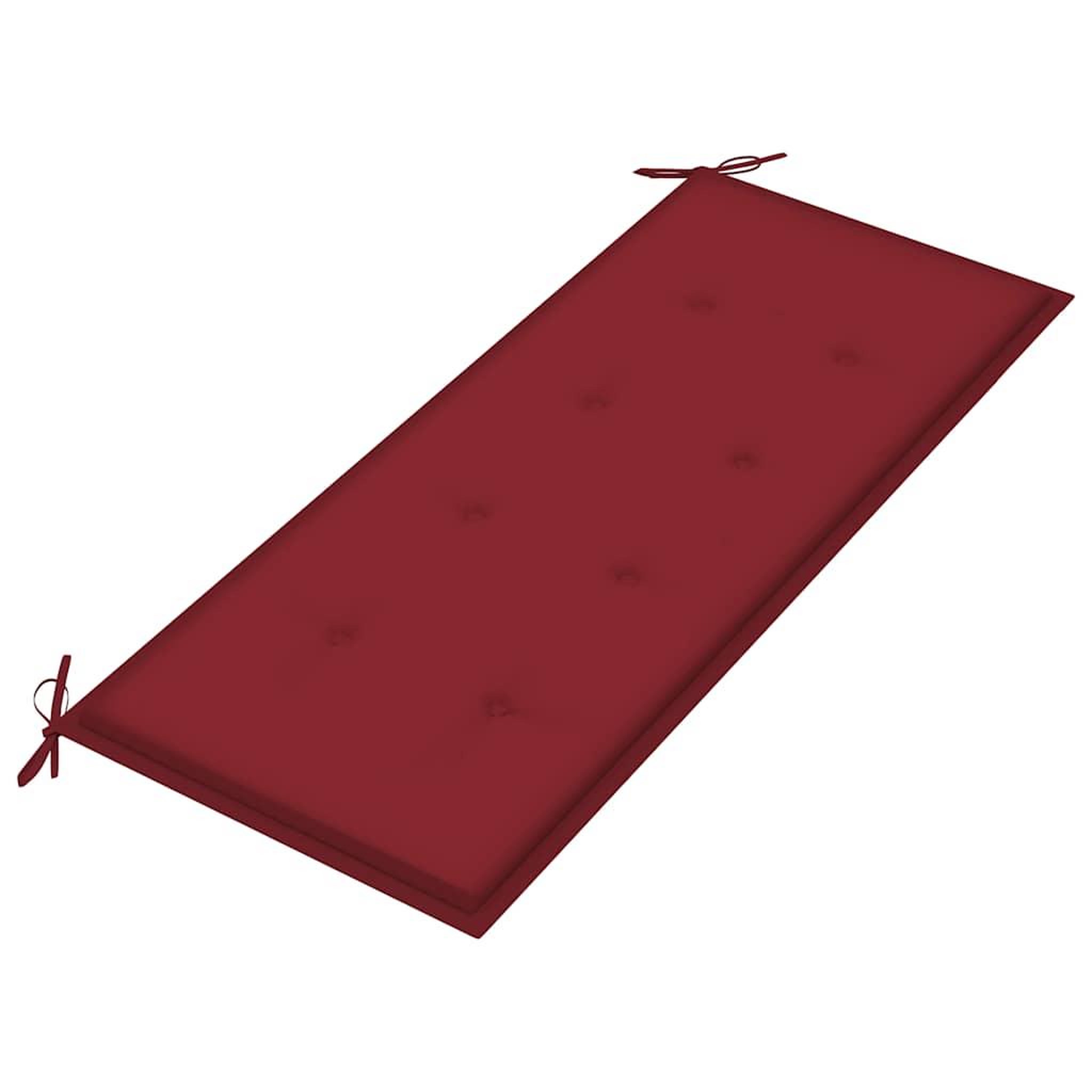 Voir la diapositive 5 : VIDAXL Banc de jardin pliable avec coussin 118 cm Bambou