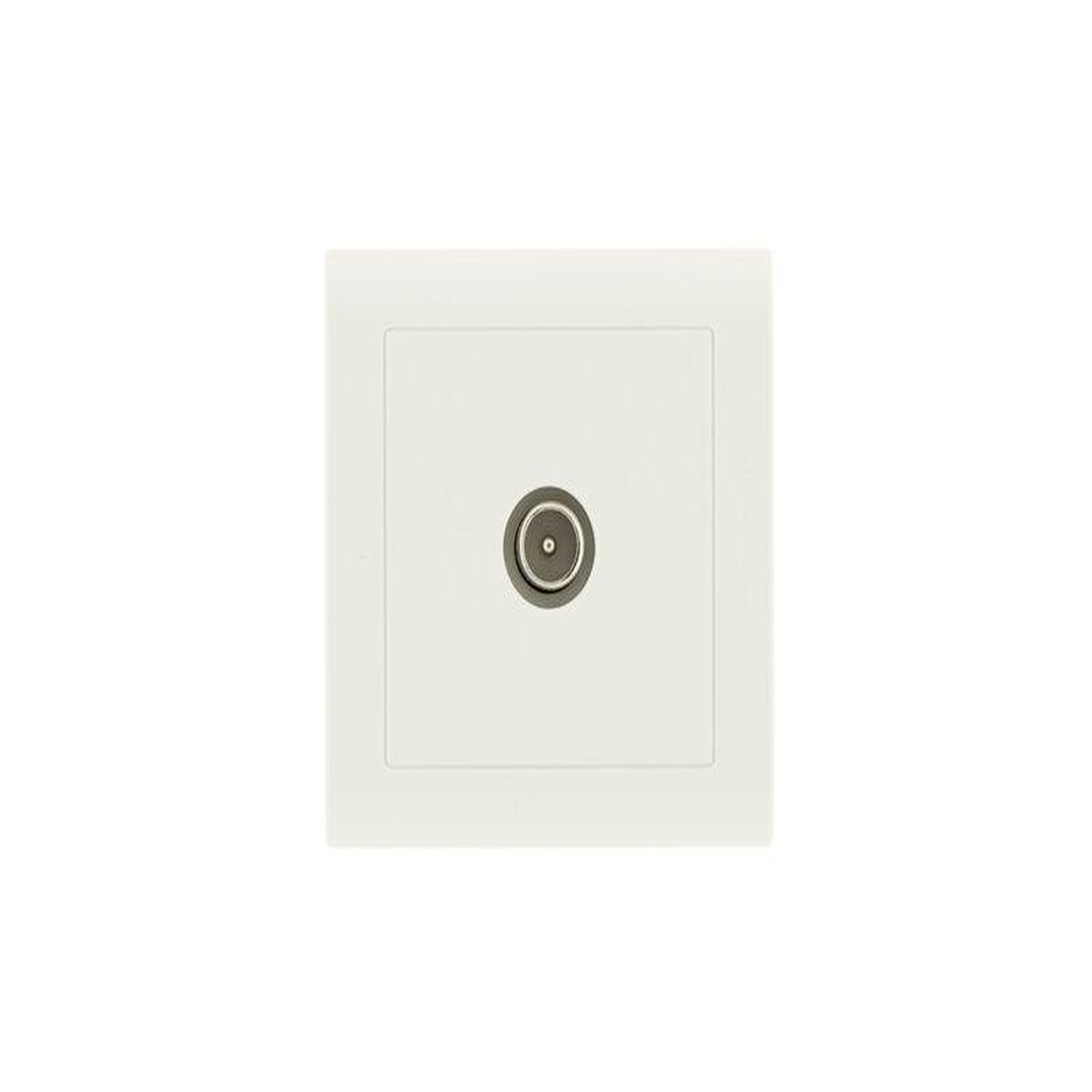 ZENITECH Prise tv saillie, complet Besto, blanc