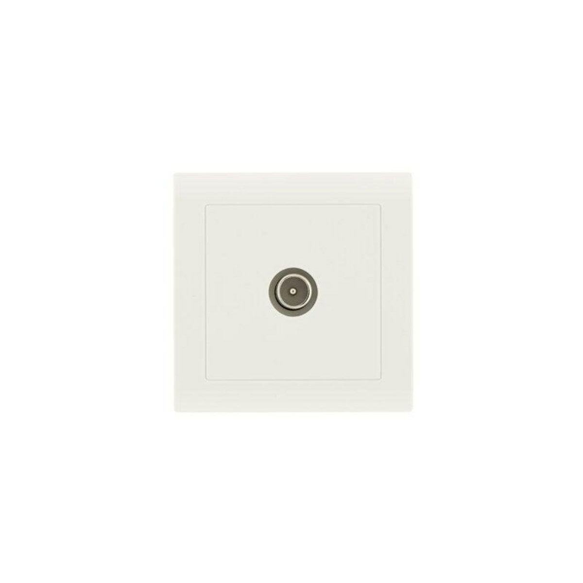 ZENITECH Prise tv saillie, complet Besto, blanc