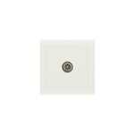 ZENITECH Prise tv saillie, complet Besto, blanc