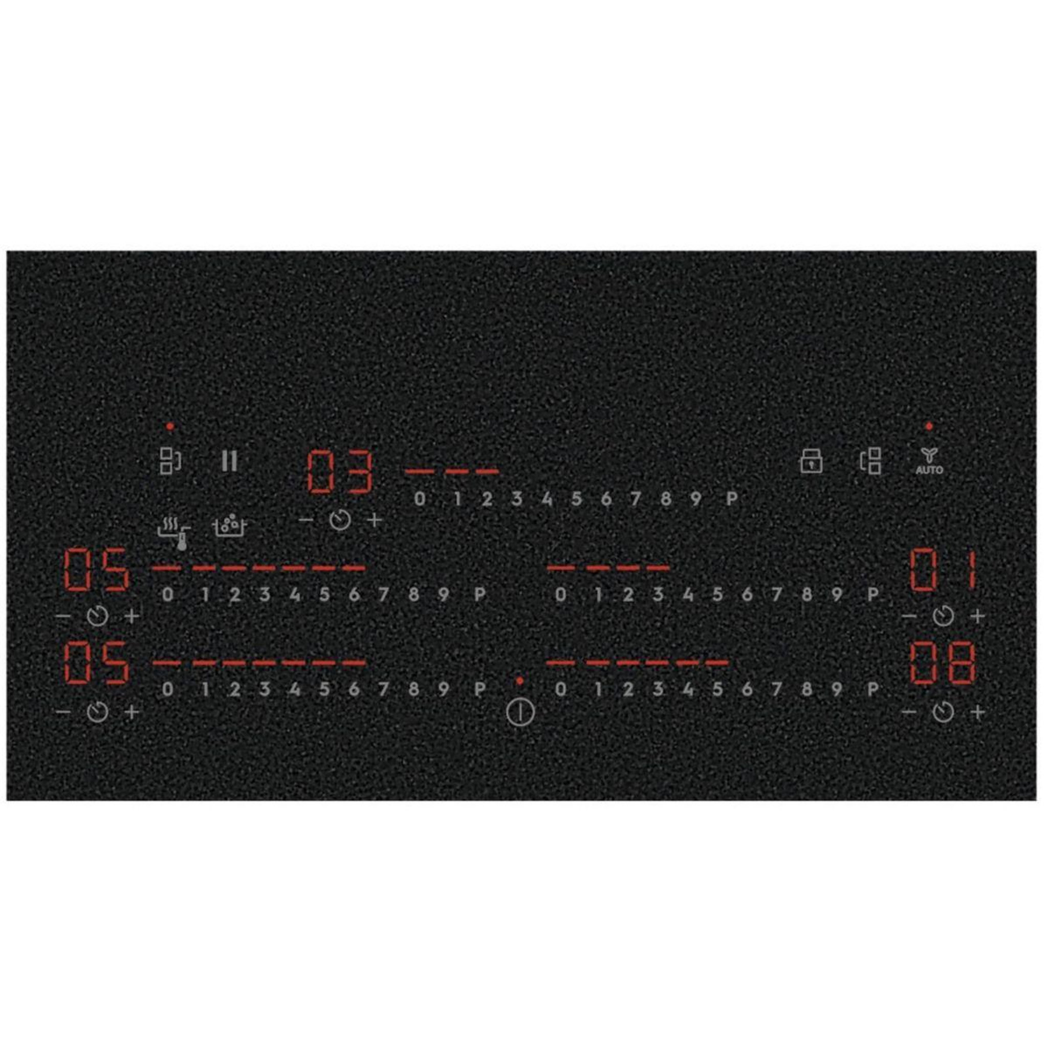 Voir la diapositive 2 : ELECTROLUX Plaque induction eis87553iz saphirmatt® 80cm résistante aux rayures et zone flex