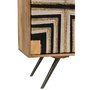 Voir la diapositive 6 : Paris Prix Buffet 2 Portes en Bois  Fils Tissés  92cm Multicolore