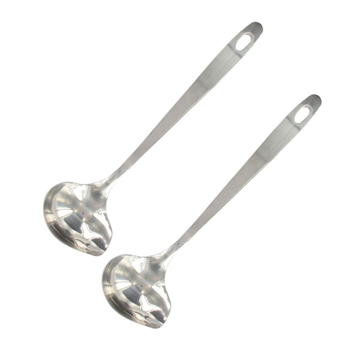 Fackelmann Ensemble de 2 Louches ovales en inox Fackelmann Oxford