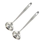 Fackelmann Ensemble de 2 Louches ovales en inox Fackelmann Oxford