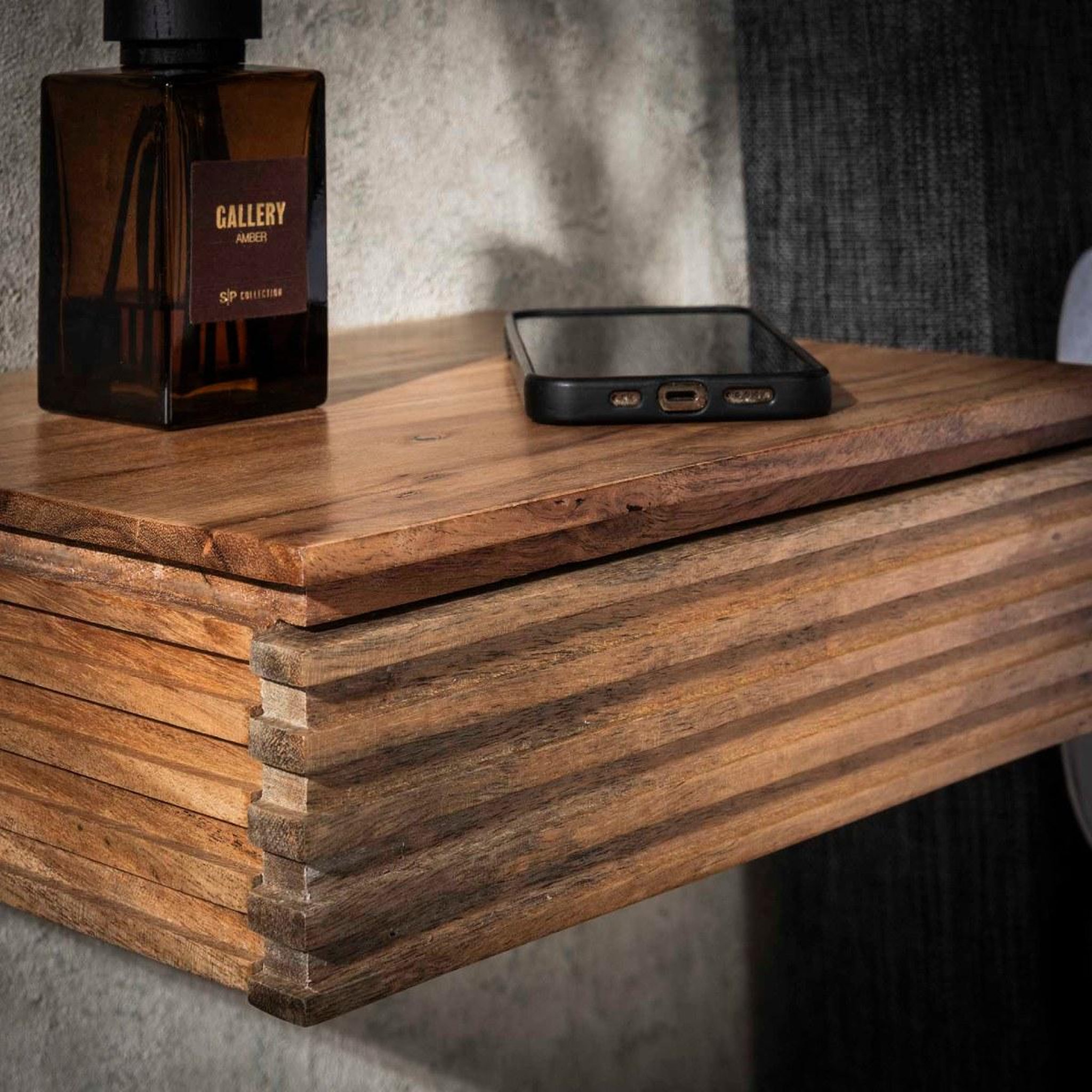 Voir la diapositive 5 : JLC KREATION Table de chevet en bois massif yelles s 1 tiroir (lot de 2)
