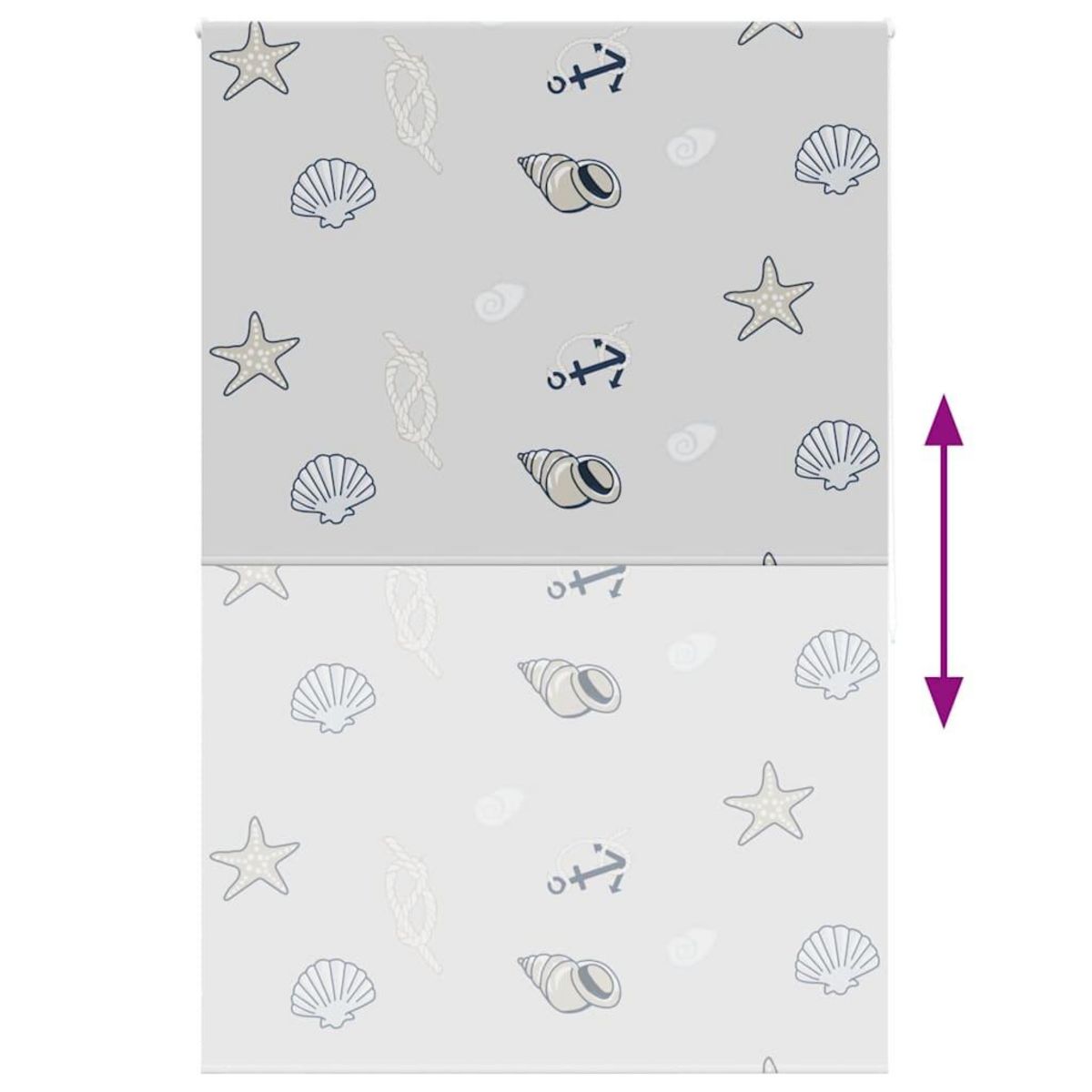 VIDAXL Store enrouleur de douche 160x240 cm largeur du tissu 156 cm