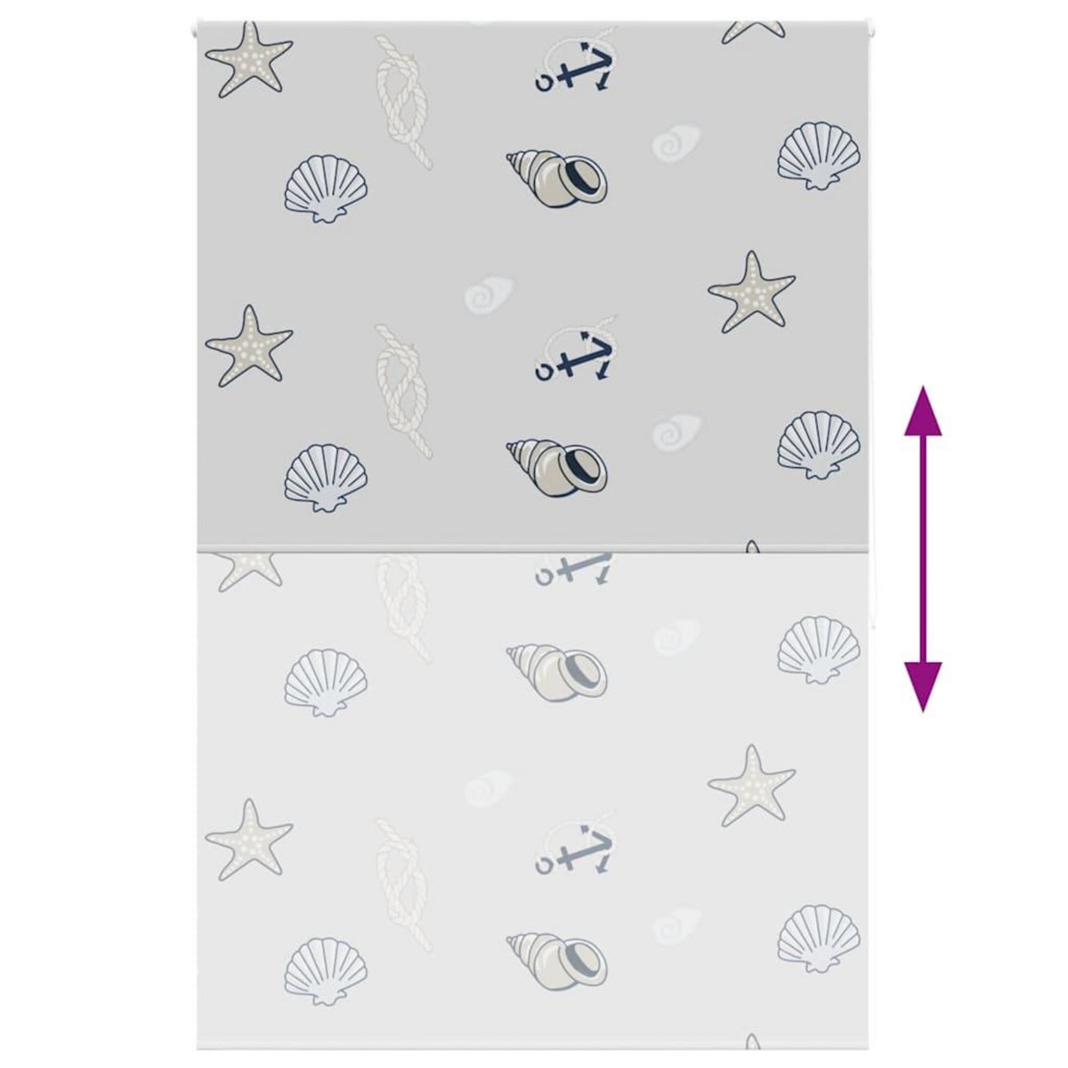 VIDAXL Store enrouleur de douche 160x240 cm largeur du tissu 156 cm