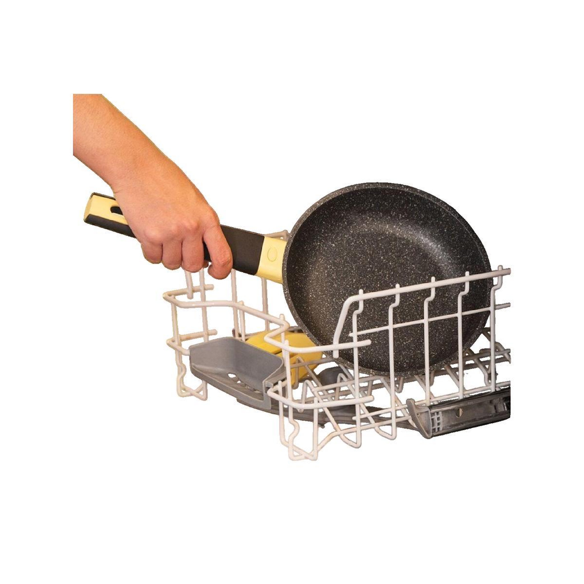 Voir la diapositive 2 : CECOTEC Ensemble de poêles cecotec Jaune 20, 24 et 28 cm